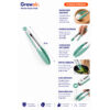 GROWSIR Pencapit Makanan Silikon 32cm Stainless Steel Food Tongs| Penjepit Food Tongs Anti Selip dengan Kunci Pengunci | Multifungsi CF106