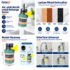 GROWSIR Sambungan Keran Air 6 Layer Mineral Alami Saringan Kepala Kran Penjernih Filter Air Penyaring Magnet CF048