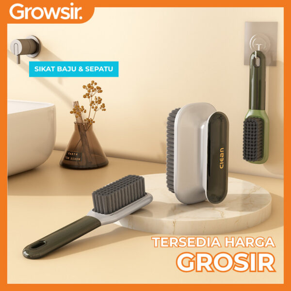GROWSIR Sikat Pembersih Cuci Baju Sikat Sepatu Premium Estetik | Alat Pembersih Pakaian Sepatu CF078