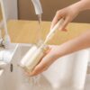 GROWSIR Sikat Spons Botol Estetik Elegan Tebal Panjang Pembersih Gelas Pencuci Teko Termos Alat Pembersih Gelas CF056