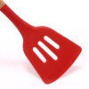 GROWSIR Spatula Tiris Silikon Gagang Kayu Anti Lengket Tahan Panas | Sodet Sudip Alat Masak Cooking Spatula Food Grade CF099
