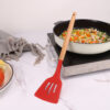 GROWSIR Spatula Tiris Silikon Gagang Kayu Anti Lengket Tahan Panas | Sodet Sudip Alat Masak Cooking Spatula Food Grade CF099