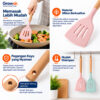 GROWSIR Spatula Tiris Silikon Gagang Kayu Anti Lengket Tahan Panas | Sodet Sudip Alat Masak Cooking Spatula Food Grade CF099