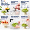 GROWSIR Tempat Buah Estetik Dengan Tutup Mewah Tudung Saji Aesthetic Wadah Snack Elegan CF094