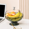 GROWSIR Tempat Buah Estetik Dengan Tutup Mewah Tudung Saji Aesthetic Wadah Snack Elegan CF094