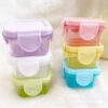 GROWSIR Tempat MPASI Bayi 60ml 1 Set 6pcs | Kotak Makan Mini Serbaguna Bekal Anak | Food Container Compact & Stackable CF103-S