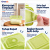GROWSIR Tempat MPASI Bayi 60ml 1 Set 6pcs | Kotak Makan Mini Serbaguna Bekal Anak | Food Container Compact & Stackable CF103-S