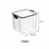 GROWSIR Toples Kotak Snack Kedap Udara Penyimpanan Bening Cereal Kontainer Makanan Food Storage Jar Container CF001
