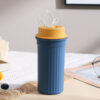 GROWSIR Tumbler Kopi Portable 350ml PP Food Grade Gelas Minum Coffee Cup Anti Tumpah Tutup Sedotan BZ056