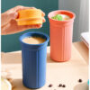 GROWSIR Tumbler Kopi Portable 350ml PP Food Grade Gelas Minum Coffee Cup Anti Tumpah Tutup Sedotan BZ056