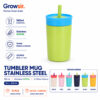 GROWSIR Tumbler Mug Stainless Steel Tahan Panas Dingin 350ml Termos Cup Vacuum Flask SUS316 BZ044