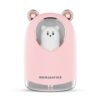 GRWOSIR Humidifier USB Mini Portable Bear dengan Lampu Tidur RGB 7 Warna Pelembap Udara Ultrasonik FS038
