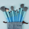 GROWSIR 13 Set Kuas Make Up Set isi 13 pcs FREE Pouch / MakeUp Tools Cosmetic Brush / Kuas Rias Face Contour Eyeshadow Lipbrush 13pc Lengkap Kuas Kosmetik MZ023
