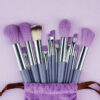 GROWSIR 13 Set Kuas Make Up Set isi 13 pcs FREE Pouch / MakeUp Tools Cosmetic Brush / Kuas Rias Face Contour Eyeshadow Lipbrush 13pc Lengkap Kuas Kosmetik MZ023