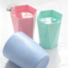GROWSIR 4 PCS Wheat Cup Gelas Aesthetic Cangkir Gelas Plastik Cup Warna Warni Set PZ012