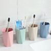 GROWSIR 4 PCS Wheat Cup Gelas Aesthetic Cangkir Gelas Plastik Cup Warna Warni Set PZ012
