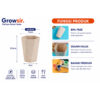 GROWSIR 4 PCS Wheat Cup Gelas Aesthetic Cangkir Gelas Plastik Cup Warna Warni Set PZ012