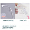 GROWSIR [7 IN 1] Sikat Botol Susu / Pembersih Botol Susu 7 Set / Sponge Spons Botol Susu CF061