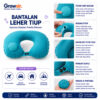GROWSIR Bantal Leher Pompa Otomatis Traveling Inflatable Travel Neck Pillow XY063
