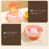 GROWSIR Botol Air Minum & Wadah Bekal Anak 2in1 550ml Karakter BPA FREE Anti Tumpah Free Sendok 054