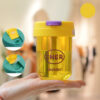 GROWSIR Botol Minum 2 in 1 dengan Sedotan 300ml Anti Bocor | Tumbler Transparan Warna Estetik BZ047