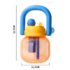 GROWSIR Botol Minum Infuser Buah BPA FREE 850ml Anti Tumpah | Tumbler Lucu Anak Dewasa Sedotan