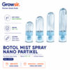 GROWSIR Botol Nano Mist Spray 30 60 80 100ml Botol Reffil Plastik Transparan Toner Face Mist Parfum