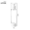 GROWSIR Botol Skincare Airless Pump Refill Travel Size Untuk Spray Serum Lotion Tebal Tersedia Dalam 4 Ukuran XY126