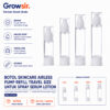 GROWSIR Botol Skincare Airless Pump Refill Travel Size Untuk Spray Serum Lotion Tebal Tersedia Dalam 4 Ukuran XY126