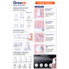 GROWSIR Botol Skincare Airless Pump Refill Travel Size Untuk Spray Serum Lotion Tebal Tersedia Dalam 4 Ukuran XY126