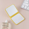 GROWSIR Cermin Lipat Mini Polos 2 Sisi Cermin Mini Portable Traveling Kaca Cermin Lipat Makeup MZ016
