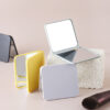 GROWSIR Cermin Lipat Mini Polos 2 Sisi Cermin Mini Portable Traveling Kaca Cermin Lipat Makeup MZ016