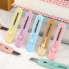 GROWSIR Cutter Mini DIY Warna Pastel Lucu Portabel Alat Pemotong Kertas Paket Cocok Untuk Souvenir XY131