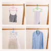 GROWSIR Gantungan Baju Anak Hanger Setelan Anak Ukuran Bisa Disetel XY116