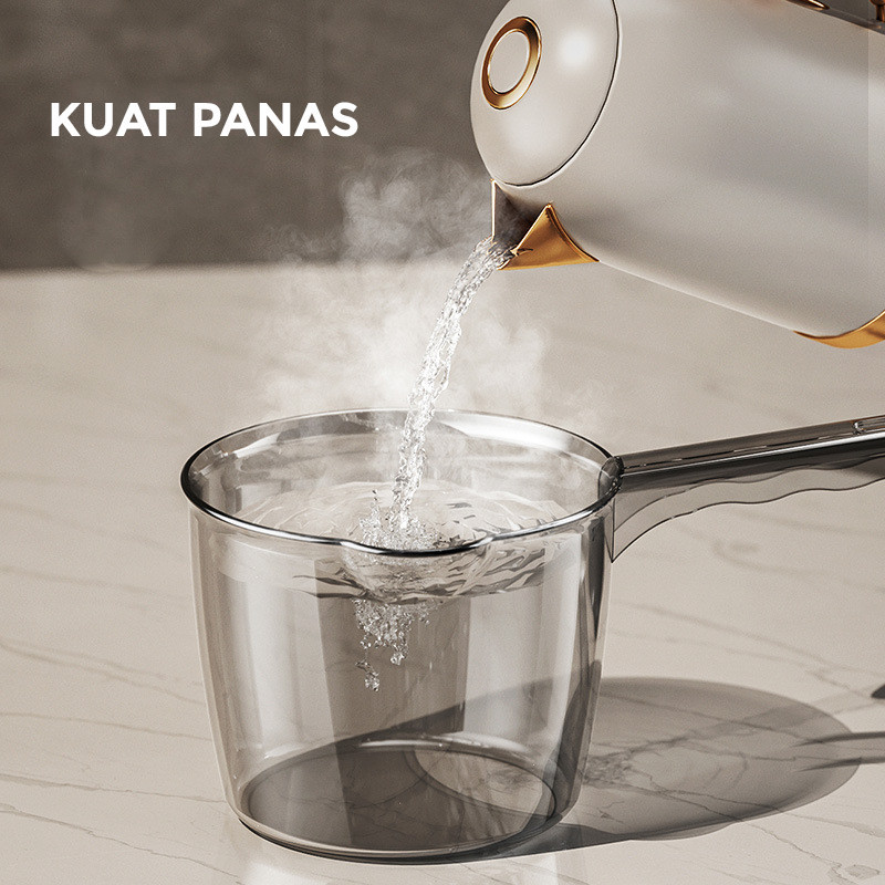 GROWSIR Gayung Transparan Desain Jepang Kuat Estetik Elegan Anti Pecah Anti Jamur XY119