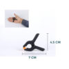 GROWSIR Klip Jepit Backdrop Studio Fotografi & Papan Woodworking Klip Plastik Spring Clamp Klem ABS Alat Penjepit XY054