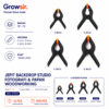 GROWSIR Klip Jepit Backdrop Studio Fotografi & Papan Woodworking Klip Plastik Spring Clamp Klem ABS Alat Penjepit XY054