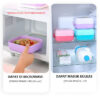 GROWSIR Kotak Makan Set 1150ml BPA FREE 2 Tingkat | Lunch Box Free Sendok + Botol Minum 400ml FH064
