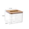 GROWSIR Kotak Tisu Estetik Motif Kayu Bambu Tissue Box Nordic Style Tempat Tisu Aesthetic XY065