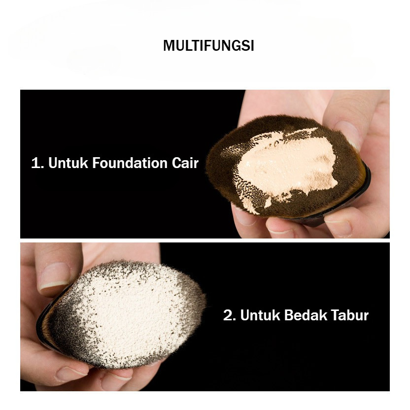 GROWSIR Kuas Makeup Brush Foundation Kuas Foundation Brush Tebal Halus Lembut Hiqh Quality MZ029