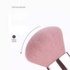 GROWSIR Kuas Makeup Foundation Brush Pink Brush Bedak Tabur Kuas Blush On High Quality MZ030