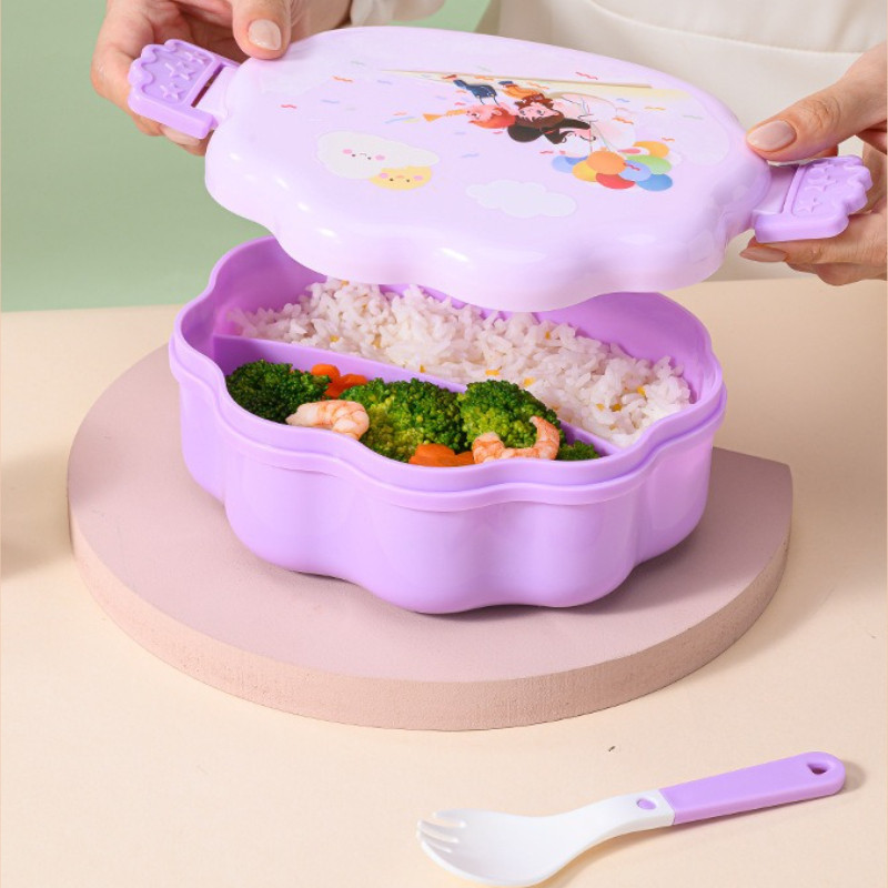 GROWSIR Lunch Box Anak Set Tumbler Food Grade Kotak Makan Sekat Microwave Safe Bekal Sekolah Karakter FH074