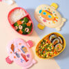 GROWSIR Lunch Box Anak Set Tumbler Karakter Kendaraan Kapal Selam Lucu | Kotak Makan Sekat Food Grade Microwave Safe Bekal Sekolah FH077