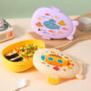 GROWSIR Lunch Box Anak Set Tumbler Karakter Kendaraan Kapal Selam Lucu | Kotak Makan Sekat Food Grade Microwave Safe Bekal Sekolah FH077