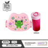 GROWSIR Lunch Box Anak Set Tumbler Karakter Kodok | Kotak Makan Sekat Food Grade Microwave Safe Bekal Sekolah FH076