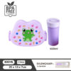 GROWSIR Lunch Box Anak Set Tumbler Karakter Kodok | Kotak Makan Sekat Food Grade Microwave Safe Bekal Sekolah FH076