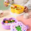 GROWSIR Lunch Box Anak Set Tumbler Karakter Kodok | Kotak Makan Sekat Food Grade Microwave Safe Bekal Sekolah FH076