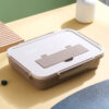 GROWSIR Lunch Box Jepang Bento Anti Tumpah 1400ml Tempat Makan Anak Kotak Bekal Free Sendok Garpu FH072