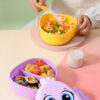 GROWSIR Lunch Box Set Tumbler Anak Karakter | Kotak Makan Sekat + Botol Minum Food Grade Microwave Safe FH075