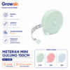 GROWSIR Meteran Gulung Otomatis 150cm | Meteran Mini untuk Ukur Badan Kain Serbaguna XY084